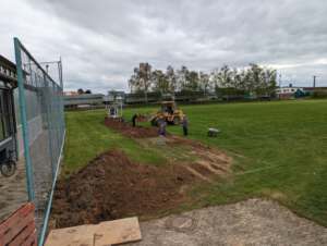 Neue Kabel wurden verlegt...