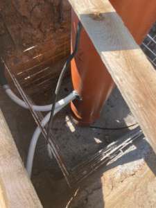 ...und neue Masten auf neue Positionen gesetzt.